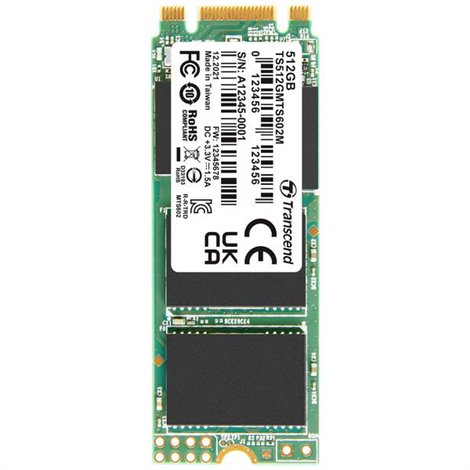 MTS602M 512 GB Memoria SSD interna SATA M.2 2260 SATA III Dettaglio