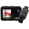 LAMAX W10.1 Action camera 4K, Stabilizzatore di immagine, Dual-Display, Impermeabile, Touch screen, Full-HD, WLAN