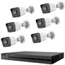 LAN IP-Kit videocamere sorveglianza 8 canali #####mit 6 Kameras 3840 x 2160 Pixel
