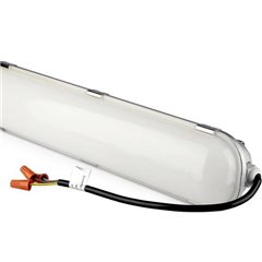 VT-160-N Lampada impermeabile ERP: E (A - G) LED (monocolore) 60.00 W Bianco luce del giorno Bianco