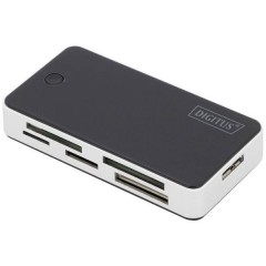 Lettore schede USB per Smartphone e Tablet USB 3.0, USB-A, Micro USB 2.0 Nero/Bianco