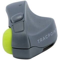 TRACPOINT Mouse ergonomico wireless Bluetooth® Ottico Grigio 2 Tasti 1800 dpi Ergonomico, Funzione gestuale