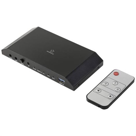 RF-HVC-300 3 Porte Sistema di acquisizione video USB risoluzione Full HD, funzione Live stream