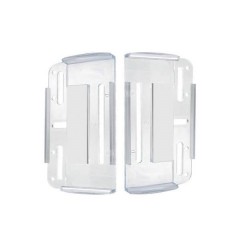 Simple-Fix Plastica Porta targa Trasparente (L x L x A) 12 x 6.5 x 1 cm