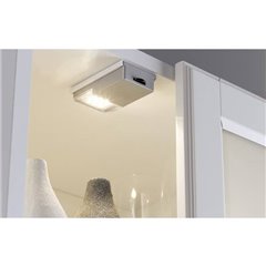 SnapLED Lampada LED per armadio scorrevole LED (monocolore) LED a montaggio fisso 0.33 W Bianco caldo Argento