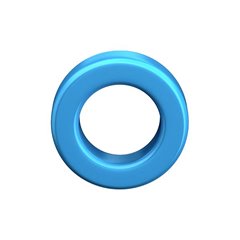 Nucleo anello di ferrite Ø cavo (max.) 7.50 mm (Ø x A) 12.50 mm x 5 mm (fuori) 1 pz.