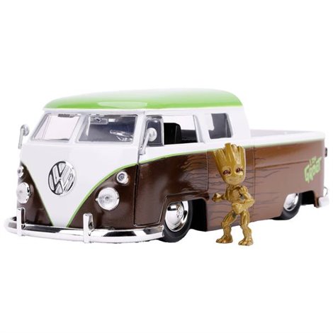 Jada Toys Marvel Groot 1963 Bus Pickup 1:24