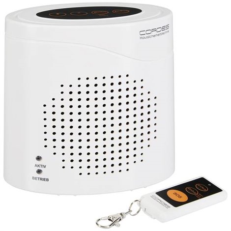 Cane da guardia elettronico CC-2200 Bianco con telecomando 120 dB