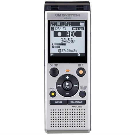 WS-882 Registratore vocale digitale Tempo di registrazione (max.) 1040 h Argento