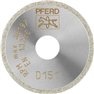 D1A1R 40-1-10 D 151 GAD Disco diamantato Diametro 40 mm Ø foro 10 mm Duroplast, Vetro, Metallo temprato,