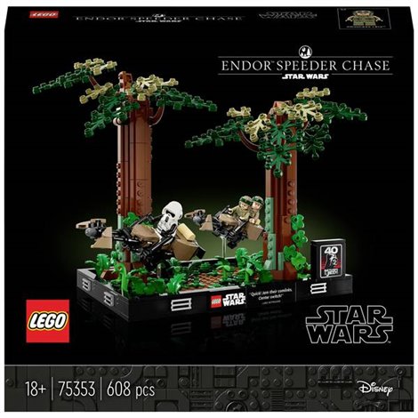 LEGO® SPEED CHAMPIONS Inseguimento su Entor - Diorama
