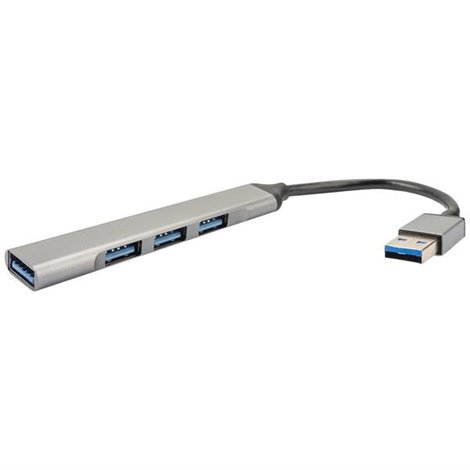 Hub combinato USB Grigio Siderale
