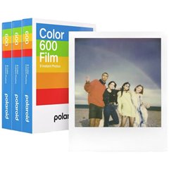 600 Color Film Triple Pack 3x8 Pellicola per stampe istantanee Bianco, colorato