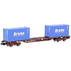 N vagone per container SGmnss di DB Cargo