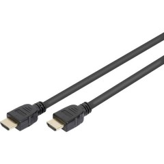 HDMI Cavo Spina HDMI-A, Spina HDMI-A 3.00 m Nero contatti connettore dorati, Ultra HD-HDMI con
