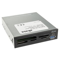 Lettore di schede di memoria incorporato USB 3.0, USB-C® Nero