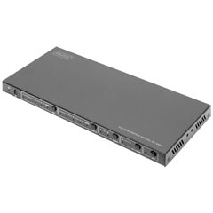 HDMI Adattatore [4x Presa HDMI - 2x Presa HDMI] Nero predisposto HDMI, HDMI ad alta velocità, Ultra