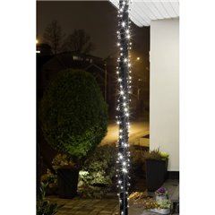 Micro catena luminosa esterno rete elettrica Numero di lampadine 80 LED (monocolore) Bianco caldo 