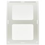Porta depliant da tavolo adatto per formato carta: DIN A4 verticale Bianco, Trasparente 1 pz.