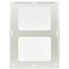 Porta depliant da tavolo adatto per formato carta: DIN A5 verticale Bianco, Trasparente 1 pz.