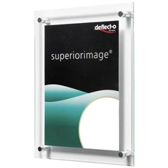 Superior Image Porta depliant da parete DIN A4 1 pz. (L x A x P) 257 x 320 x 25 mm