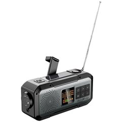 TRA555 Radio di emergenza FM, AM Bluetooth, FM, Radio di emergenza Manovella, Funzione power bank, Pannello