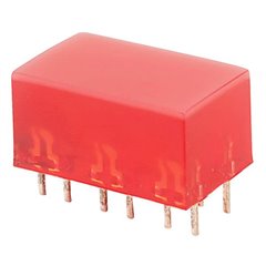 Grafico a barre LED 4 vie Rosso (L x L x A) 16 x 10 x 8 mm