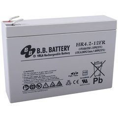 B.B. -VDS Batteria al piombo 12 V 4200 mAh Piombo-AGM (L x A x P) 140 x 100 x 39 mm Spina piatta