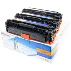 Cassetta Toner Imballo multiplo sostituisce HP 312A, CF383A, CF382A, CF381A Ciano, Magenta, Giallo 2700 pagine