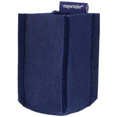 Portapenne magnetico magnetoTray SMALL (L x A x P) 60 x 100 x 60 mm Blu