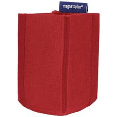 Portapenne magnetico magnetoTray SMALL (L x A x P) 60 x 100 x 60 mm Rosso
