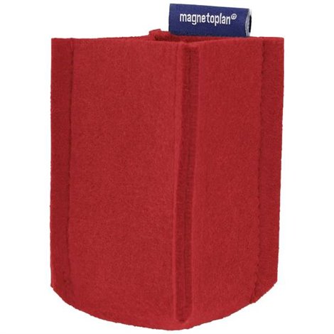 Portapenne magnetico magnetoTray SMALL (L x A x P) 60 x 100 x 60 mm Rosso