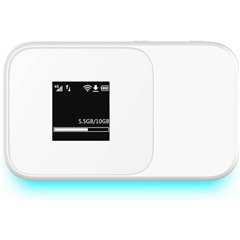 Hotspot mobile WLAN 4G 866 MBit/s Bianco