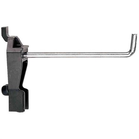 Gancio per utensili clip 3-75 mm gancio ad angolo (L x L x A) 27 x 96 x 60 mm 5 pz.