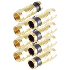 Kit spine BASIC-S, 4 spine a compressione F placcate oro Diametro cavo: 7.2 mm 1 KIT