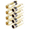 Kit spine BASIC-S, 4 spine a compressione F placcate oro Diametro cavo: 7.2 mm 1 KIT