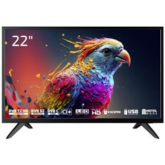 Enter 22 Pro X2 TV LED 55 cm 22 pollici ERP E (A - G) CI+, DVB-C, DVB-S2, DVB-T2, Full HD Nero