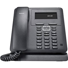 Maxwell Basic Telefono a filo VoIP Vivavoce, Collegamento cuffie Display retroilluminato Nero