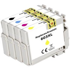 Cartucce combo pack sostituisce Epson 603 (C13T03U545) Compatibile Nero, Ciano, Magenta, Giallo