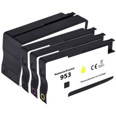 Cartucce combo pack Compatibile sostituisce HP 953 (6ZC69AE) Imballo multiplo Nero, Ciano, Magenta, Giallo