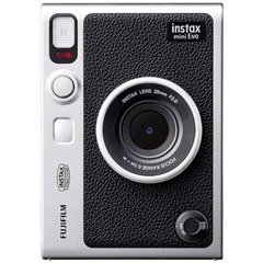 Instax Mini EVO EX D USB-C Fotocamera istantanea Nero Bluetooth, Batteria integrata, con flash integrato