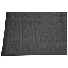 Tappeto ESD da pavimento Nero (L x L x A) 960 x 660 x 12 mm