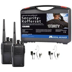 G15 Pro PMR 2er Security-Koffer inkl. MA 31-M Radio PMR Kit da 2