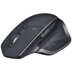MX Master 2S Mouse ergonomico Senza fili (radio) Laser Nero 5 Tasti 4000 dpi Ergonomico
