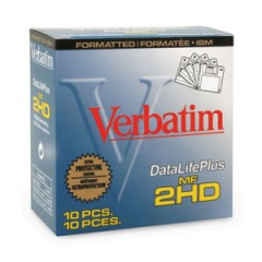 Verbatim 2MB Floppy Diskettes DataLifePlus IBM Formatted, 10pk 1,44 MB