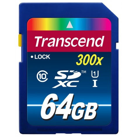 Transcend Premium 400 Scheda SDXC 64 GB Class 10, UHS-I
