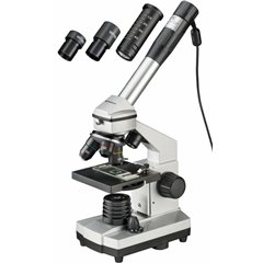 Microscopio Bresser Junior 40–1024x, con custodia rigida