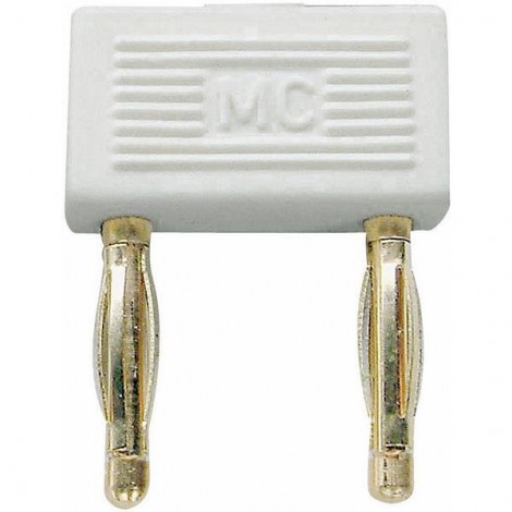 KS2-10L/1 Connettore a ponticello Bianco Ø perno: 2 mm Distanza tra pin: 10 mm 1 pz.