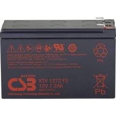 Batteria al piombo 12 V 7.2 Ah Piombo-AGM (L x A x P) 151 x 99 x 65 mm Spina piatta 6,35 mm