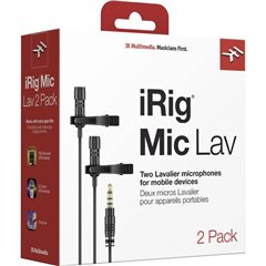 iRig Mic Lav 2 a clip Lavalier Microfono portatile Tipo di trasmissione (dettaglio):Cablato incl. 